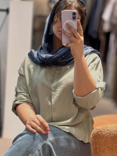 شومیز شیشه ای فری سایز