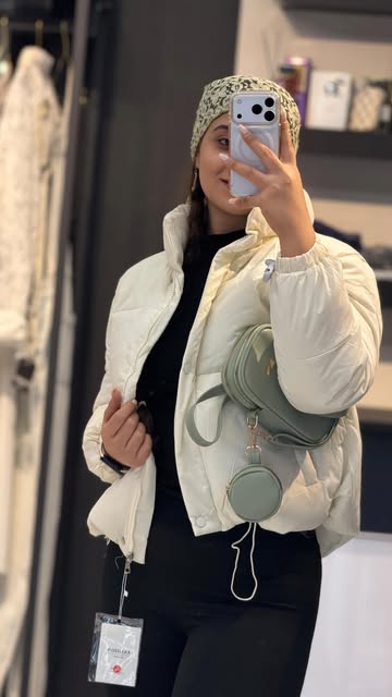 کاپشن وارداتی دخترانه سایز S L XL 2XL