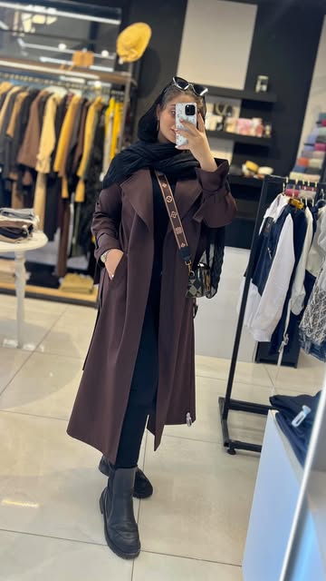بارونی بلند فری سایز مناسب برای سایز ۴۶