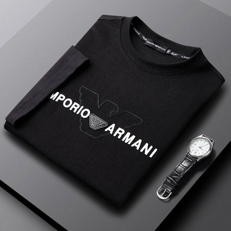 تیشرت یقه گرد وارداتی ARMANI