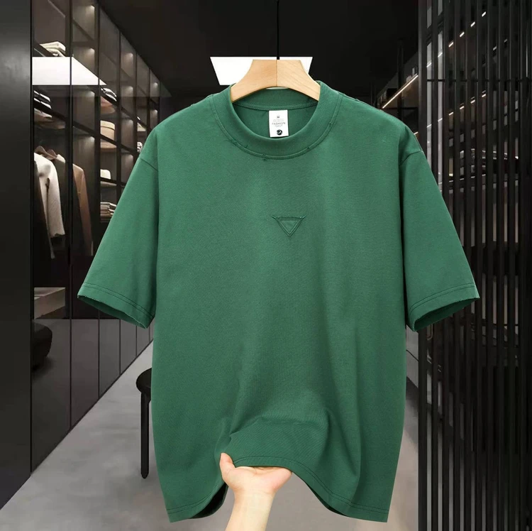 تیشرت یقه گرد وارداتی PRADA نخ پنبه وارداتی مردانه