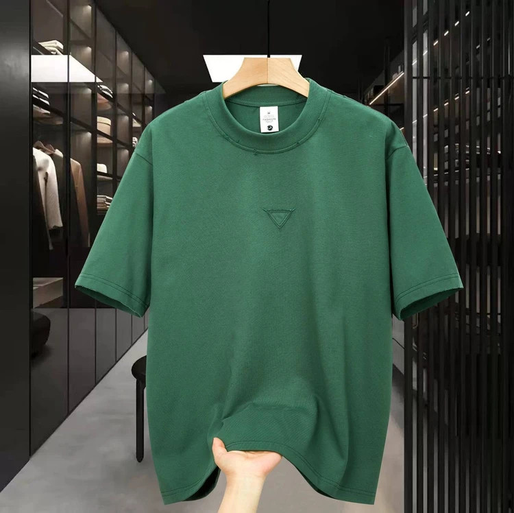تیشرت یقه گرد وارداتی PRADA نخ پنبه وارداتی مردانه