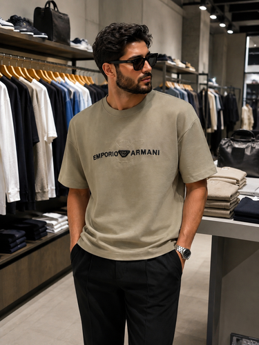 تیشرت یقه گرد وارداتی ARMANI